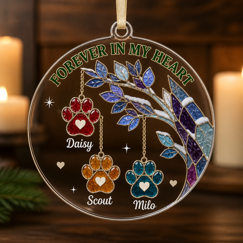 Forever in My Heart – Personalized Shape Ornament – Christmas Gift hero-6aa2722a8988578dfffe3309.png
