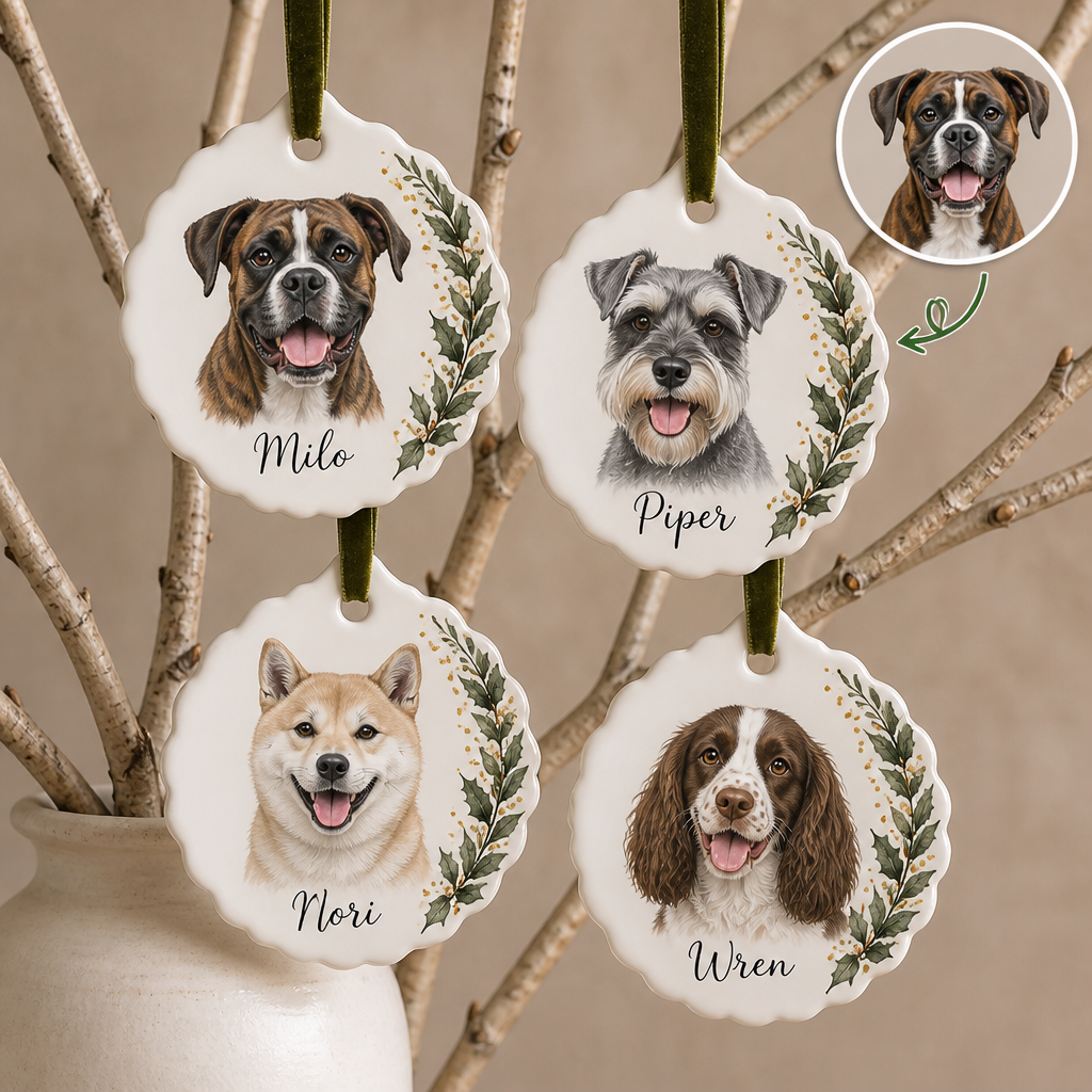 Custom Dog Photo Resin Ornament, Personalized Pet Keepsake, Christmas Gift for Dog Lovers hero-6aa272dc8988578dfffe330f.png