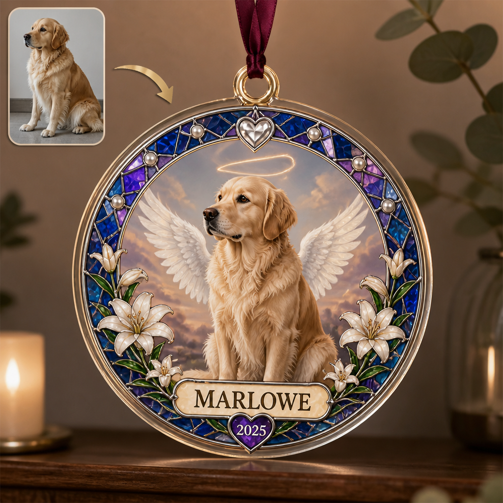 Custom Photo Dog Memorial Acrylic Ornament Gift For Dog Lovers hero-6aa272f48988578dfffe3313.png