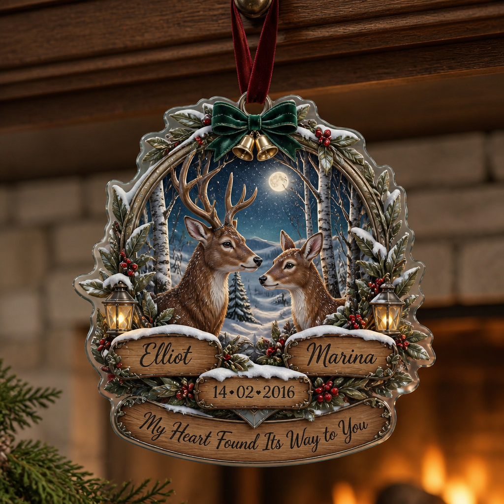 My Heart Found Its Way to You – Personalized Personalized 3D Ornament – Christmas Gift hero-6aa2742d8988578dfffe3349.png
