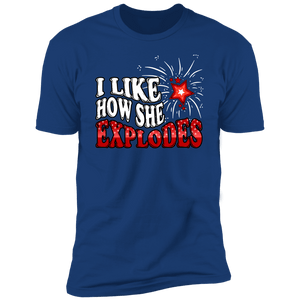 I Like How He Bangs, I Like How She Explodes, 4th of July Matching Shirt, Fourth of July Shirts, Matching 4th Of July Couple