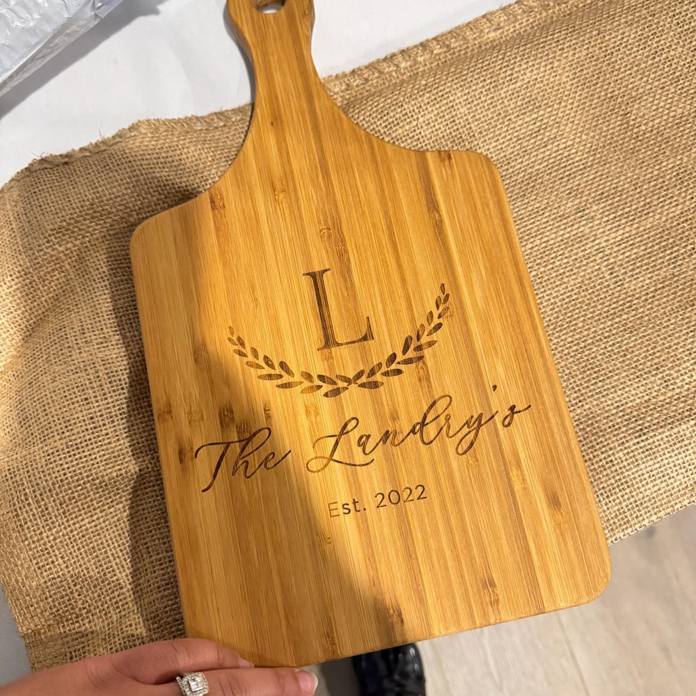 Personalized Charcuterie Board: Housewarming Gift for First Home, Real Estate Closing, Kitchen Essentials Cutting Board Styling Personalized