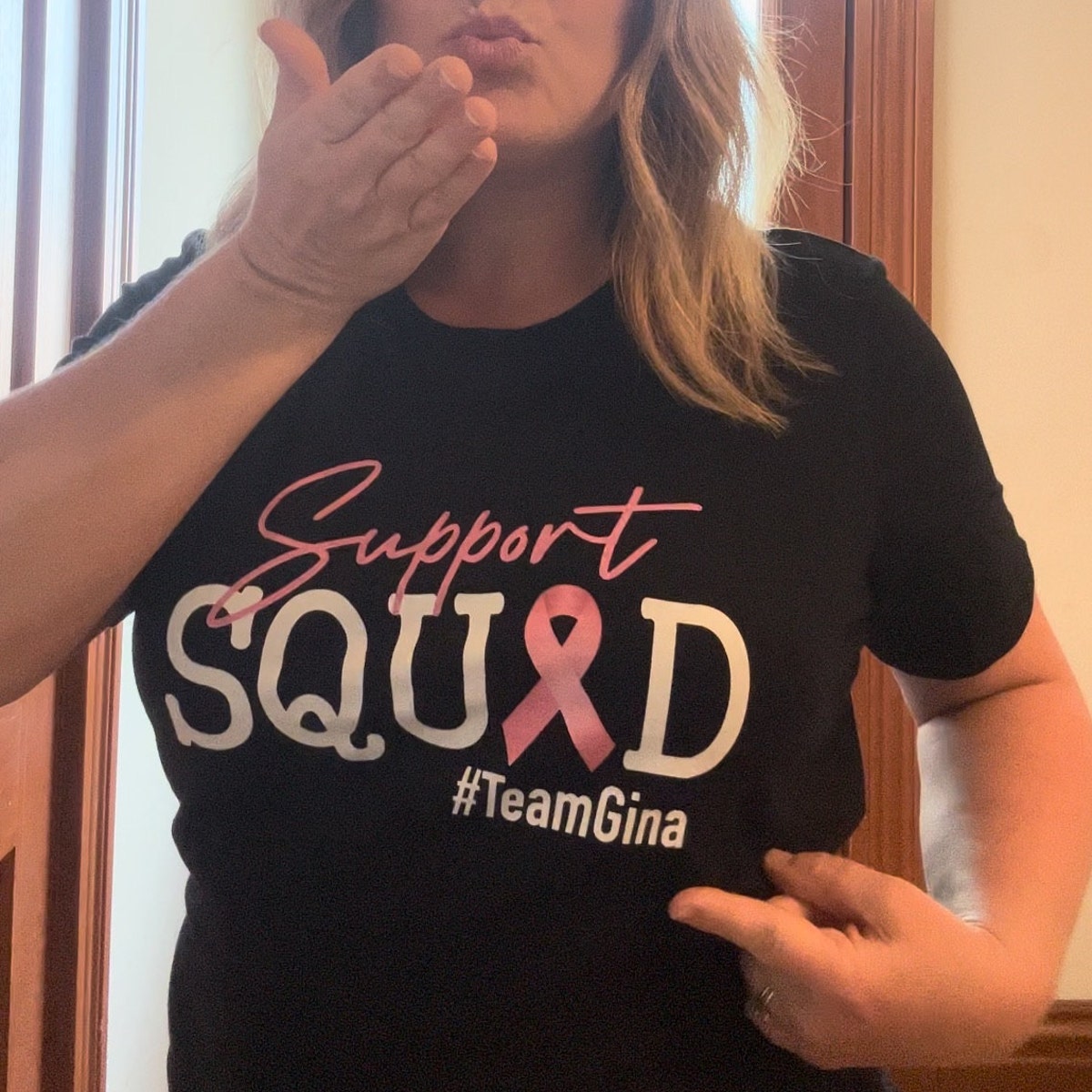 Breast Cancer Support Squad Shirt, Cancer Awareness Shirt, Breast Cancer Shirt, Warrior Shirt, Cancer Fighter Support Team Shirt,Fighter Tee