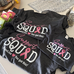 Breast Cancer Support Squad Shirt, Cancer Awareness Shirt, Breast Cancer Shirt, Warrior Shirt, Cancer Fighter Support Team Shirt,Fighter Tee