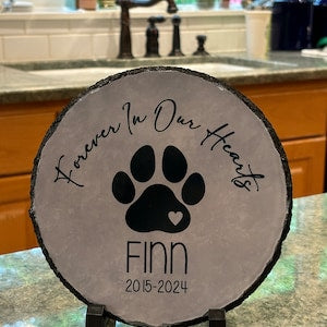 Forever In Our Heart Dog Cat Memorial Gift Pet Memorial Stone Sympathy Gift Personalized Pet Memorial Stone iap_300x300.6049973056_qgh48qi4.jpg