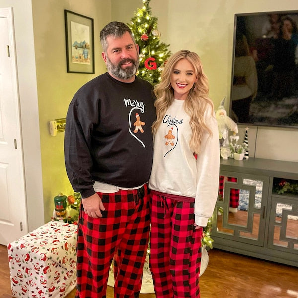 Christmas Couple Merry Christmas Sweatshirt, Christmas Couple Matching, Funny Christmas Couples Sweater, Holiday Couples Sweatshirt