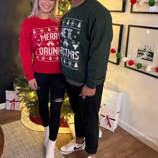 Ugly Christmas Sweater Couple, Funny Ugly Matching Christmas Sweater, Merry Drunk Were Christmas, Couples Christmas Sweater, Ugly Xmas Party iap_600x600.5712446213_mvwvd40q.jpg