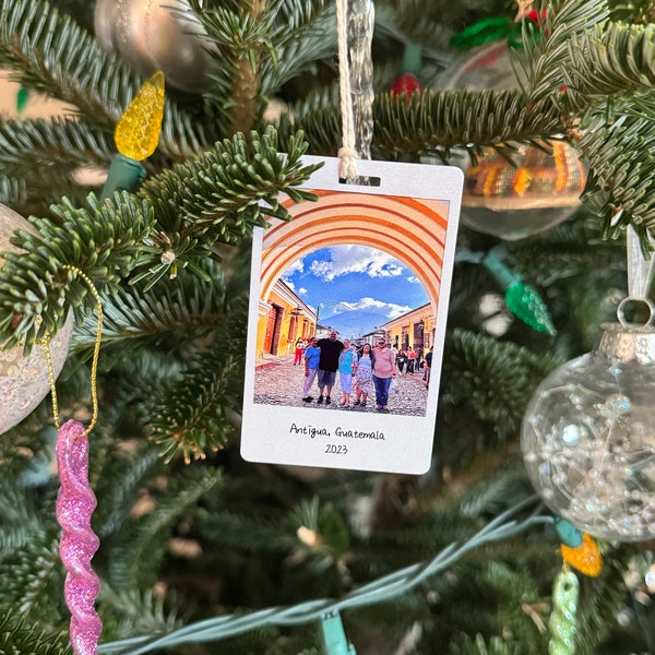 Polaroid Ornaments Personalized Ornaments Christmas Ornaments Photo Ornament Stocking Stuffer Custom Ornament