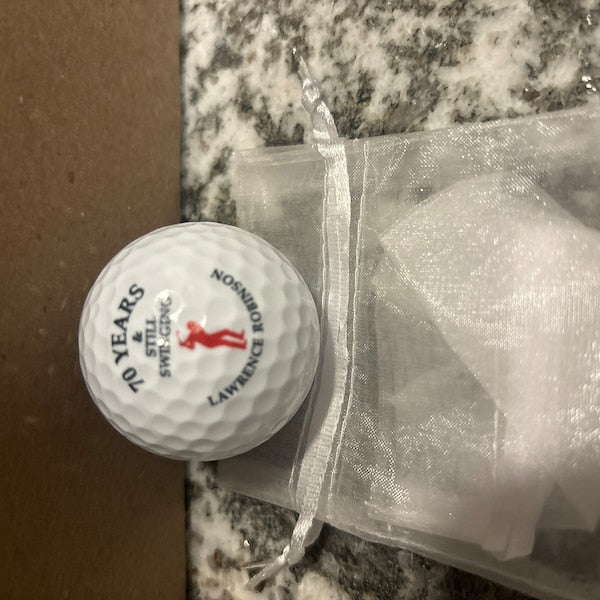 70th Birthday Favors, Favors for 70th Birthday, 70 Years Old, Birthday Favors for Adults, Favors for Guest, Golf Balls, Custom Golf Gift