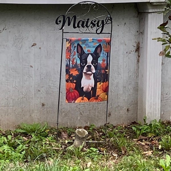 Personalized Metal Pet Name with Paw | Custom Metal Dog D cor | Dog Name Sign | Gift for Dog Mom Dog Dad | Pet Loss Gift Dog Memorial Gift