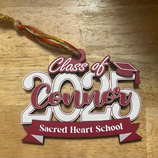 Personalized Graduation Ornament, Personalized School Ornament, Custom Graduate Ornament College Graduation Gift, Graduate Custom Ornament