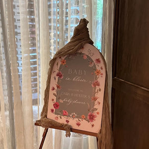 Baby In Bloom Baby Shower Sign, Wildflowers Baby Shower Welcome Sign, Baby In Bloom Baby Shower Decorations FramedFablesStore