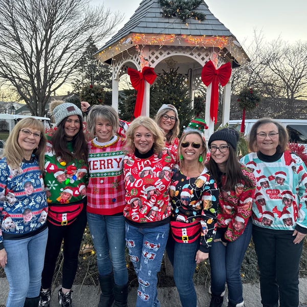 Custom Face Ugly Christmas Sweater: Personalized Photo Sweatshirt Personalized Family Photo Sweater, Custom Face Sweater, Funny Gift For Family