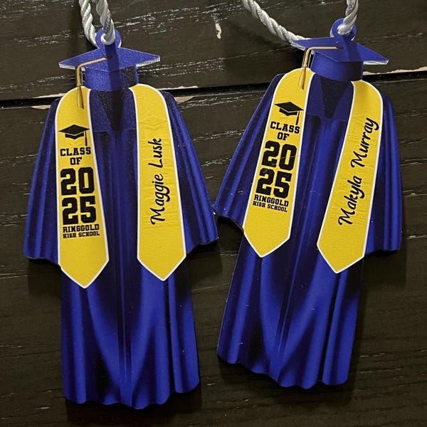 Personalized Graduation Ornaments Class of 2025, Graduation Ornament, High School Graduation Gift, College Graduation, New Graduate Gift