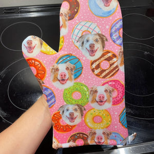 Customized Dog Mitt - Put Your Cute Dog on Custom Oven Mitts, Dog Lovers, Dog GIft, Dog Personalized, Dog Gift Socks, Christmas Gift