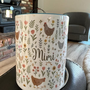 Chicken Mug, Farm Girl, Farmer Gift,Cute chicken, chicken theme gift for women, chicken gift idea, Personalized Cute Chicken Mug, Coffee mug