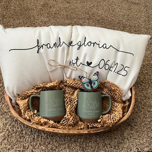 Custom Ceramic Coffee Mug, Couple Gift Engraved Mug Gift for Wedding, Engagement Gift Anniversary Mug, Christmas Gift for Couple