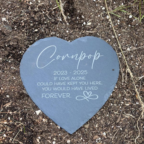 Dog Loss Gift, Dog Memorial Garden Stone, Pet Memorial Gift, In Memory, Bereavement Gift, Dog Pet Loss, Dog Headstone, Cat Memorial