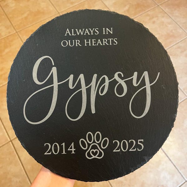 Dog Loss Gift, Dog Memorial Garden Stone, Pet Memorial Gift, In Memory, Dog Pet Loss, Bereavement Gift, Dog Headstone, Cat Memorial