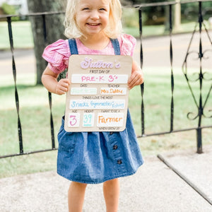 Back to School Sign First Day of School Sign, 1st Day of School Sign Custom Reusable Back to School Sign iap_640x640.4249062319_62yre595.jpg?v=1720407647