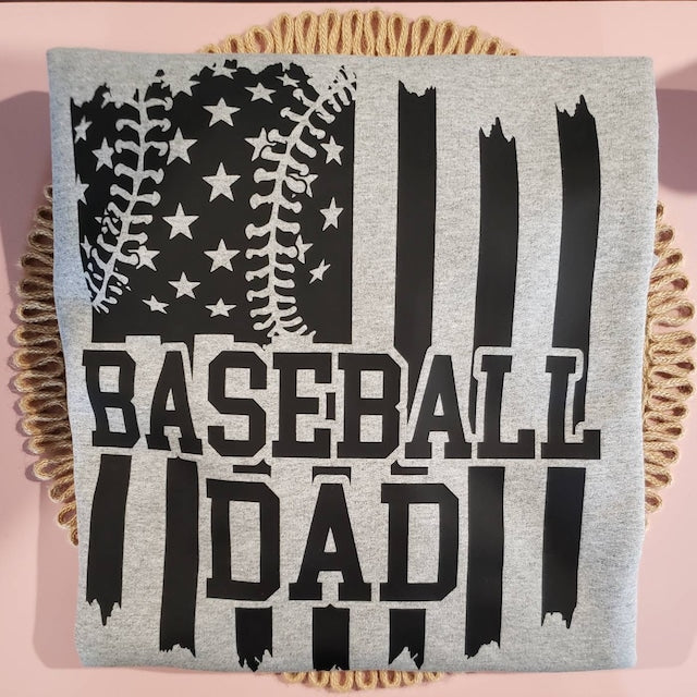 Baseball Dad Grandpa Baseball Dad T Shirt, Ballpark Dad TShirt, Varsity Sports Dad Tee, Baseball Gift for Dad