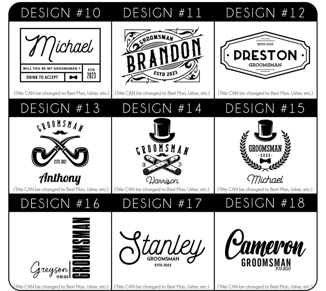 Custom Personalized Whiskey Glass, Custom Rocks Glass, Custom Groomsmen Proposal Gift, Monogrammed Groomsman Gifts, Best Man Proposal Gift