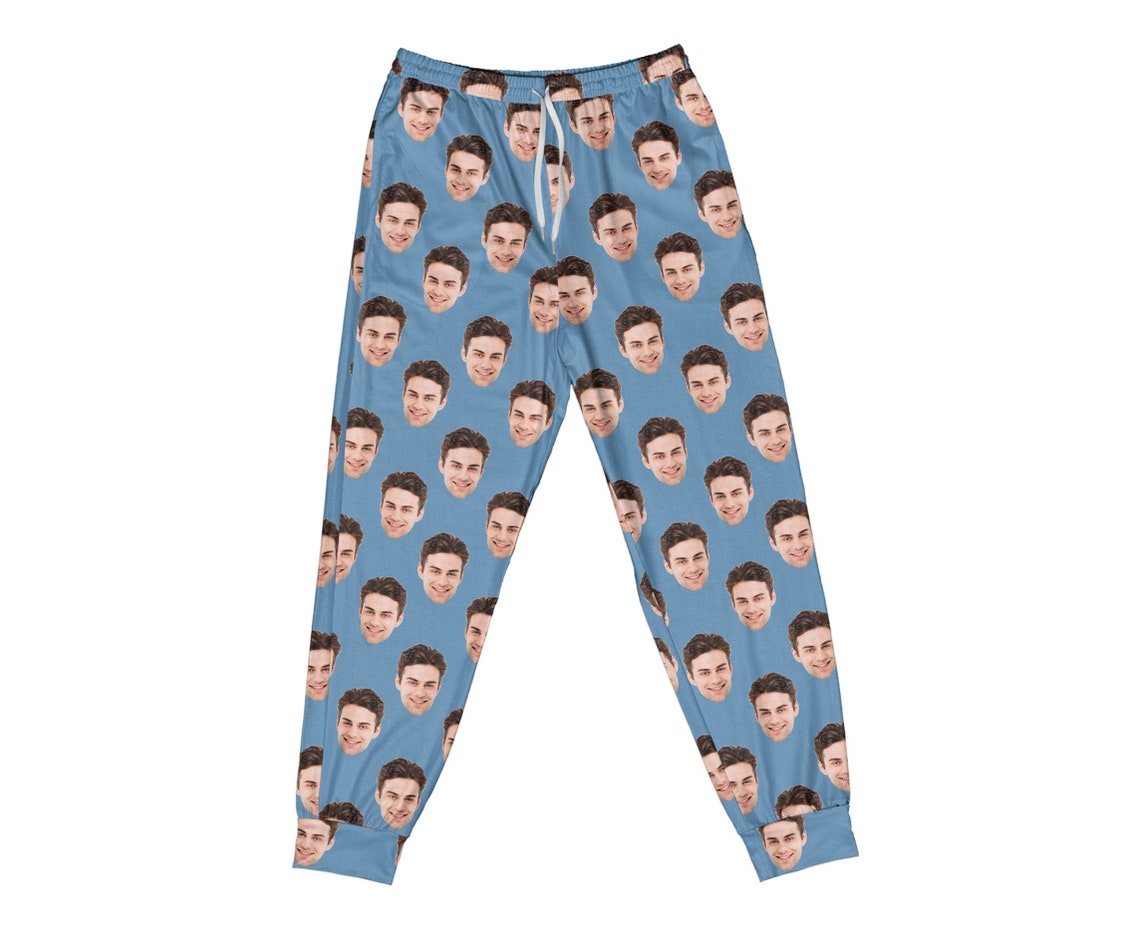 Custom Pajama SweatPants, Photo Pajama Pants, Face SweatPants, Custom Sleep Pants, Personalized Pajamas, Party Pajamas