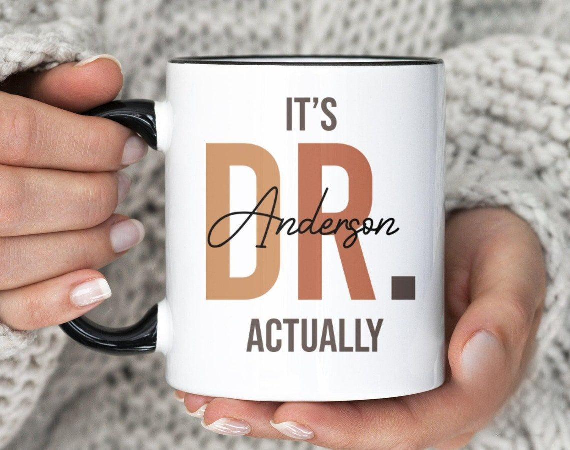 Custom Dr Coffee Mug Gift for Doctor Medical School Graduation Gift Personalized Dr Mug Physician Appreciation Gift Ideas