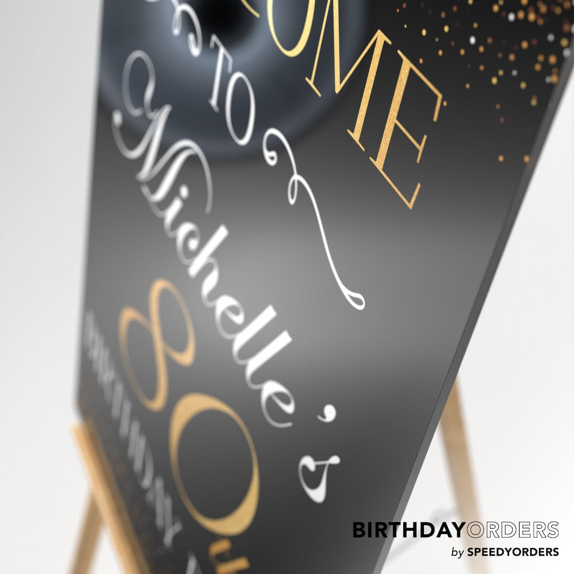 80th Birthday Sign, Personalized Welcome Sign for 80th Birthday Party, Custom 80th Birthday Party Welcome Sign, 80th Birthday Decorations