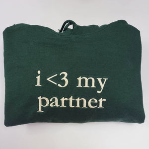 I Love My Girlfriend Hoodie, Couple Embroidered Hoodie, Couples Gifts Valentines Day, Gift for Him, Gift for Her