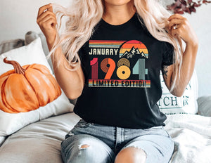 40th Birthday Retro Shirt, 1985 Birthday Sweatshirt Gift, 40 Years Bday Number Hoodie for Women / Men, Forties Bday Tee For Wife Or Husband