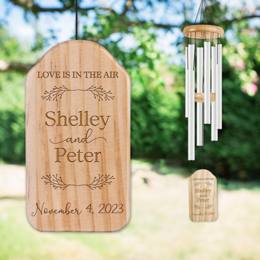 Wedding Gifts for the Couples, Personalized High-Quality Wind Chimes, Unique Wedding Gift, Anniversary Gift, Housewarming Engagement Gifts