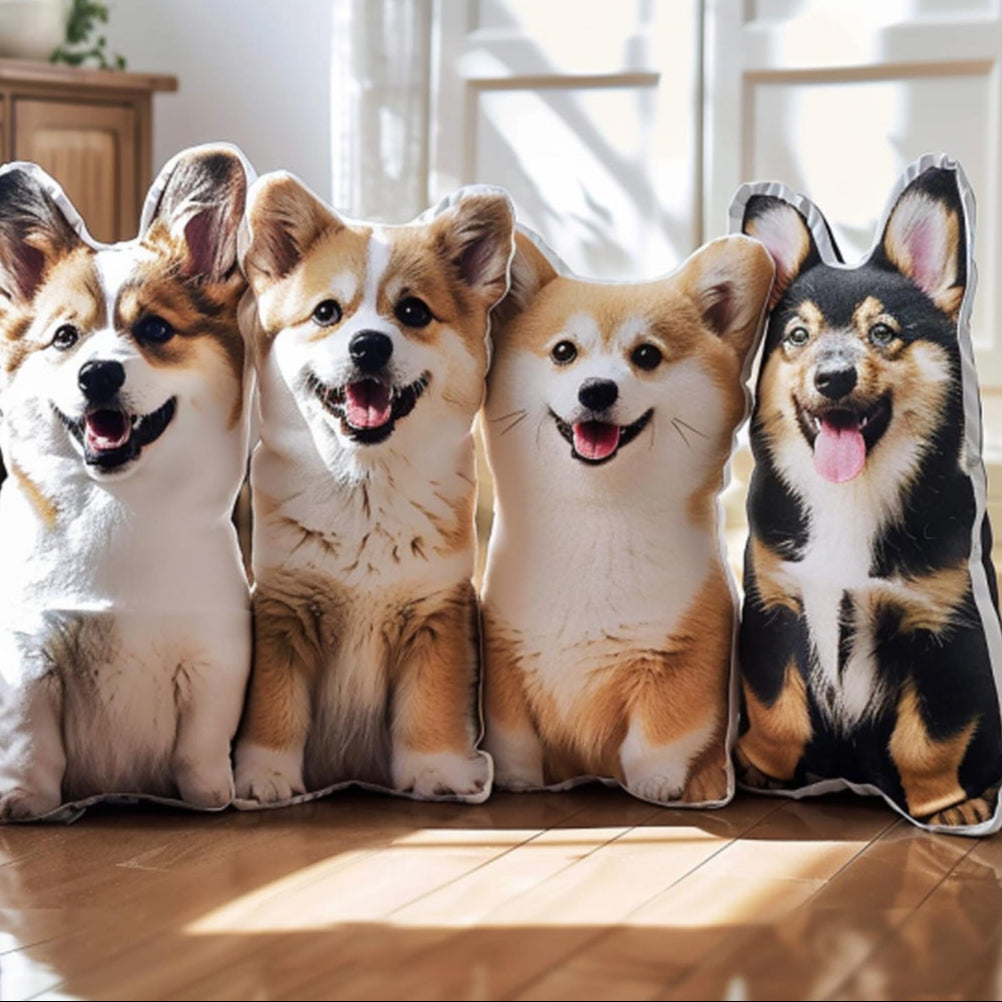 Personalized Pet Shaped Pillow, 3D Photo Pillow, Pet Lover Gift, Cat Pillow, Pet Portrait Pillow, Pet Memorial, Pet Gift, Cat Gift