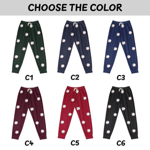 Baseball Custom Name, Number - Personalized Sweatpants