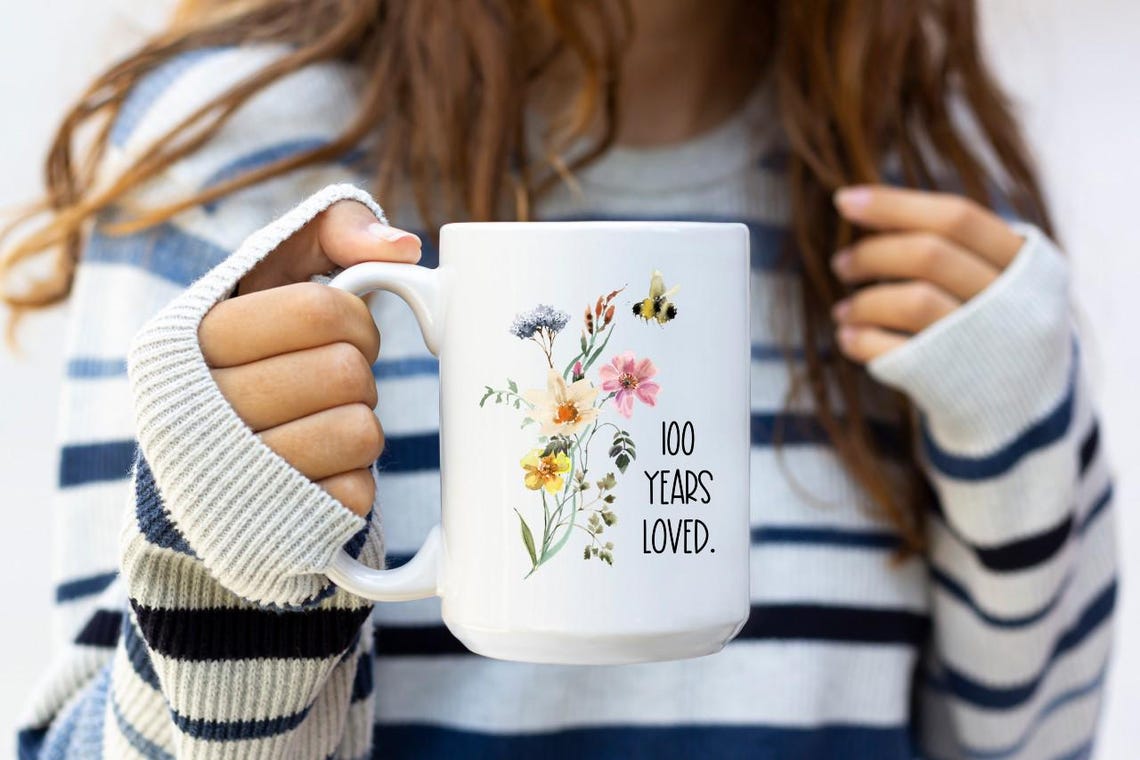 100th Birthday Gift, 1925 Birthday, 100th Birthday Mug, 100 Year Old Birthday, 100th Birthday Gift for Women