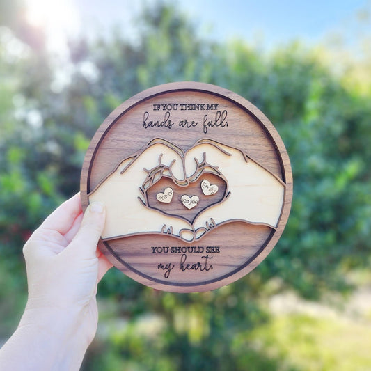 Personalized Mothers Day Gift, Mother s Day Gift From Kids, Sentimental Gift For Mom,Mother's Day Gift From Daughter,Custom Mothers Day Gift