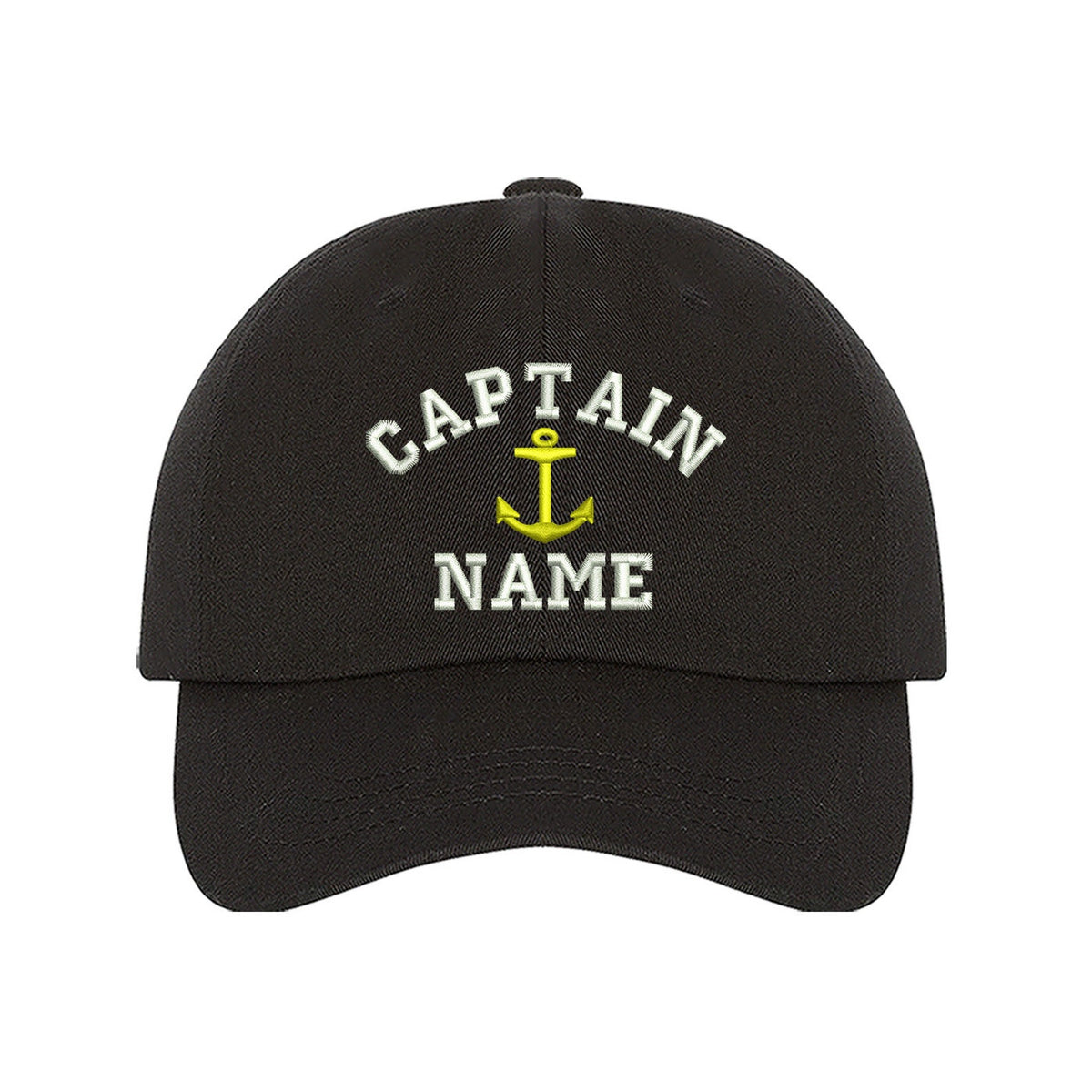Captain Custom Embroidered Personalized CAPTAIN Dad Hat Add your Name Baseball Cap Customize your hats