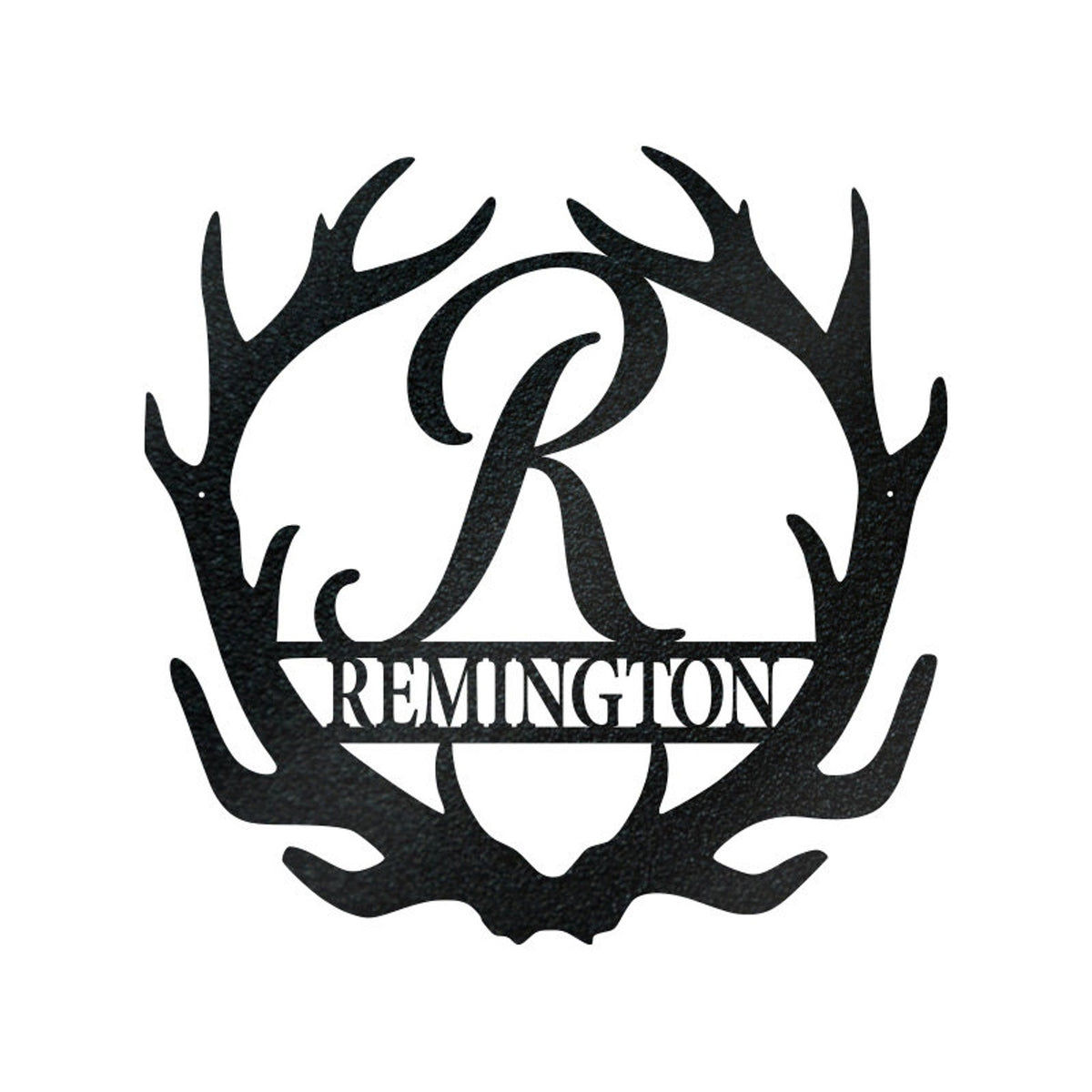 Antler Monogram Letter Sign, Home Decor, Hunter Gift, Elk Deer Camp Sign, Christmas Gift For Him, Deer Name Metal Sign, Fathers Day Gift