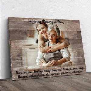 Sympathy Gift Loss Of Mother Canvas, In Loving Memory Of Mom, Dad Gift