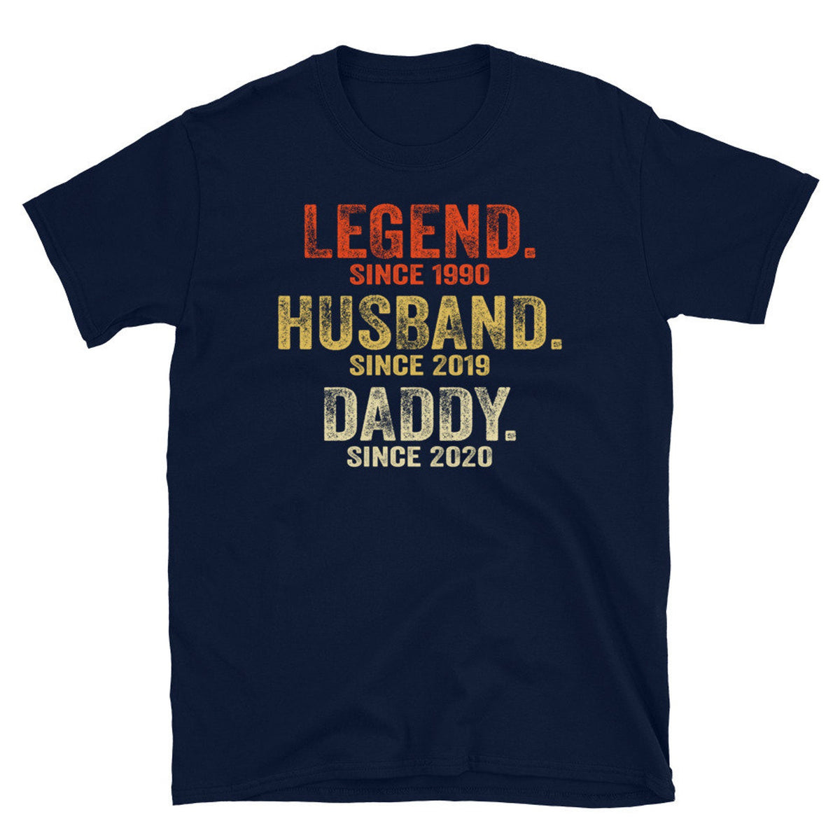 Personalized Vintage Legend Husband Daddy Grandpa T-Shirt