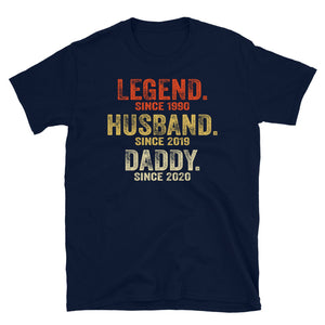 Personalized Vintage Legend Husband Daddy Grandpa T-Shirt