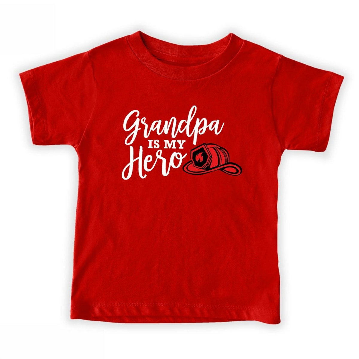 Grandpa is My Hero Baby, Fireman Toddler Shirt, Firefighter Fireman Baby Gift, New Grandfather Gift Idea