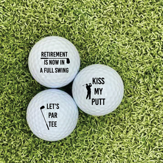 Retirement Golf Balls | retirement Gifts | Custom Golf Balls | Gifts for Him | Retirement Gifts For Him | Golf Gifts |