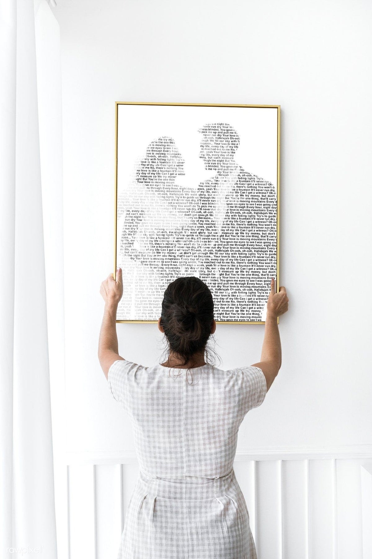 Wedding Song Lyrics from Photo Personalized First Dance Favorite Song Canvas Print 1st Anniversary Custom Canvas Mothers Day Gift