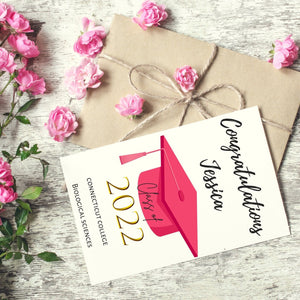 Personalized Graduation Card 2025, Customizable Graduation Card, Congratulations Graduate Card, Graduation Gift