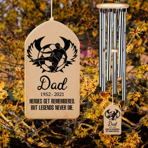 Soccer Legends Never Die, Personalized Memorial Wind Chime, Bereavement Gift, Keepsake Sympathy Gift, Remembrance Gift il_1588xN.3930837094_95s6.jpg?v=1712129647