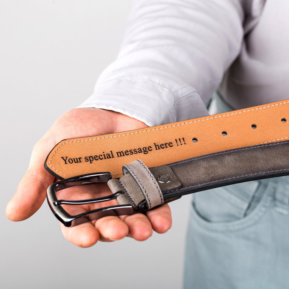 Fathers Day Gift, Leather Belt for Men, Engraved Men's Belt, Personalized Belt, Gift For Father, Gift For Husband, Gift for Boyfriend, Graduation Gift