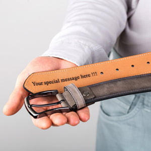 Fathers Day Gift, Leather Belt for Men, Engraved Men's Belt, Personalized Belt, Gift For Father, Gift For Husband, Gift for Boyfriend, Graduation Gift