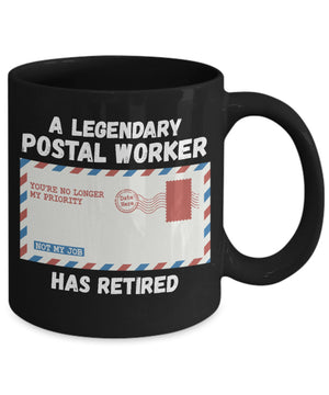 Personalized Retired Postal Worker Mug |Postal Retirement |Personalized Date |Post Office Retired |Retired Mailman |Postal Service | Carrier