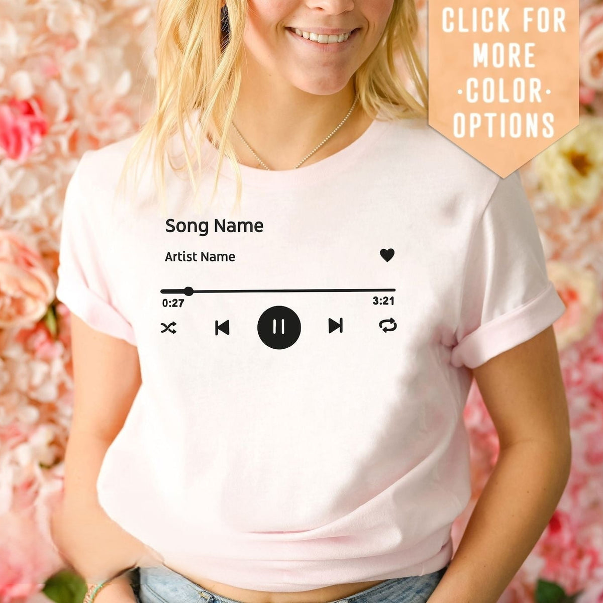 Custom Song Name Shirt Gift For Birthday, Custom Artist Name Shirt, Custom Song Name T-Shirt, Favorite Song Tee, Custom Favorite Artist Tee